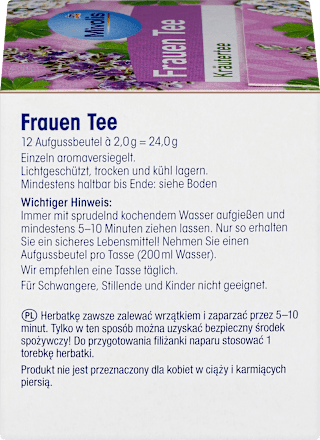 Kräutertee, Frauentee (12 Beutel) Mivolis