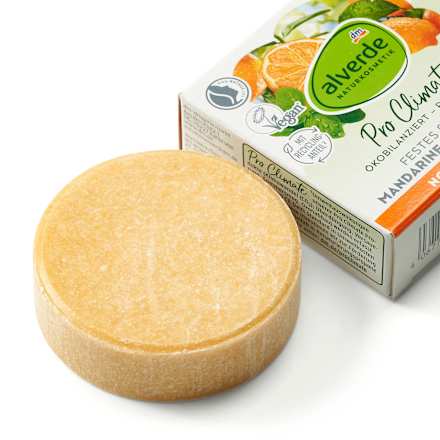 Pro Climate Festes Shampoo mit Mandarine-Basilikum-Duft alverde NATURKOSMETIK