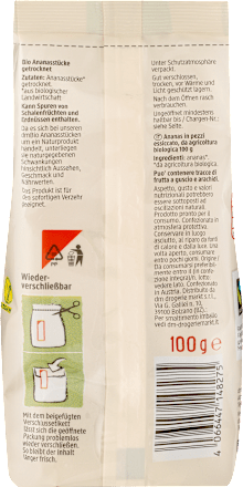 Ananas BIO essiccato in pezzi dmBio