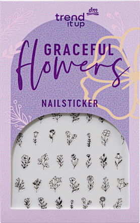 Sticker unghie Graceful Flowers trend !t up