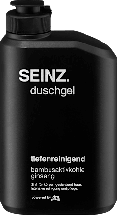 Gel de duș de curățare profundă, Bambus & cărbune activ & Ginseng SEINZ.