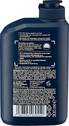 Gel doccia sport con magnesio e cetriolo SEINZ.