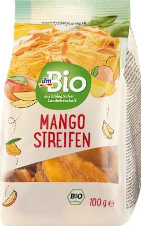 Trockenfrüchte Mango Streifen dmBio