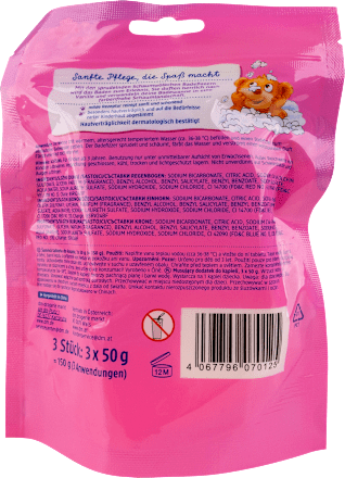 šumivá koupelová tableta 3x50 g SauBär