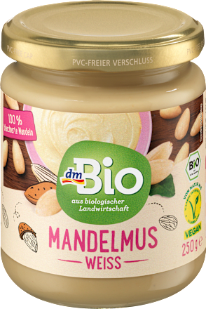 Crema spalmabile bianca di mandorle BIO dmBio