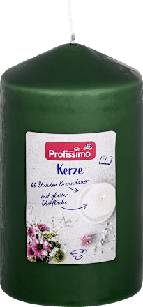 svíčka válec 140/78, zelená Profissimo