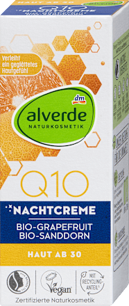 Q10 noćna krema - grejp i pasji trn alverde NATURKOSMETIK