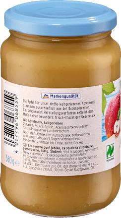 Fruchtmark Apfel kaltgerieben dmBio
