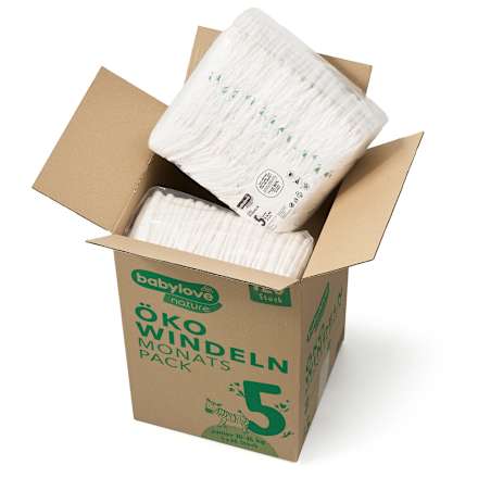 Ekologické plienky - veľ. 5 junior (10-16 kg) Monats Pack babylove nature