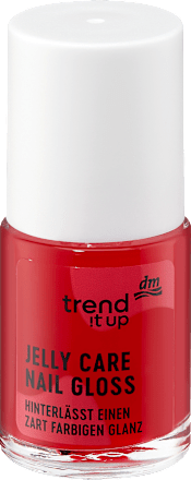 Nagelpflege Jelly Care Gloss 010 Bright Berry Red trend !t up