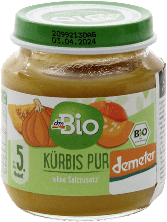 Omogeneizzato alla zucca dmBio