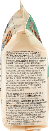 Nuci Macadamia prăjite dmBio