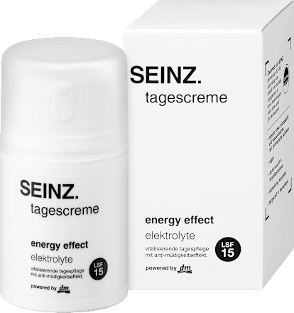 Denný pleťový krém energy effect electrolyte SEINZ.