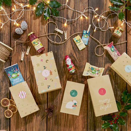 Trinkschokolade mit Zimt, Adventskalender zum Selbstgestalten 2024 dmBio