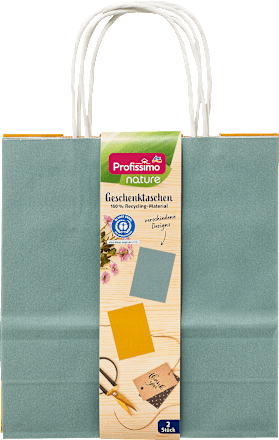 Geschenktaschen Midi Recycling 2er Set Uni Profissimo