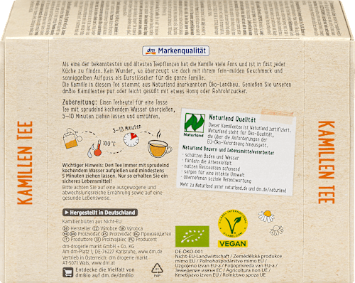 Camomilla biologica, 50 filtri dmBio