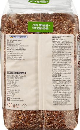 Био кафяво ленено семе, смляно dmBio