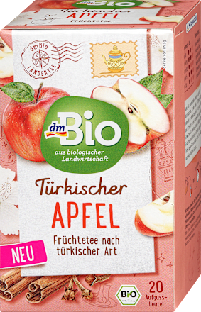 Früchtetee Türkischer Apfel (20x2g) dmBio