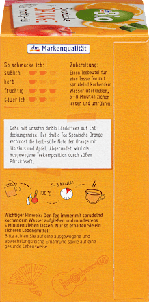 Früchtetee Spanische Orange (20x2g) dmBio