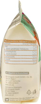 Noci di macadamia Bio tostate e salate dmBio