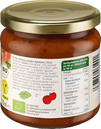 Tomatensoße Kräuter dmBio
