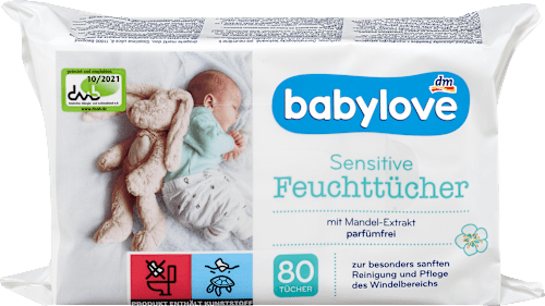 Șervețele umede sensitive 4x80 babylove