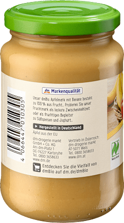Piure de mere cu banane ECO dmBio