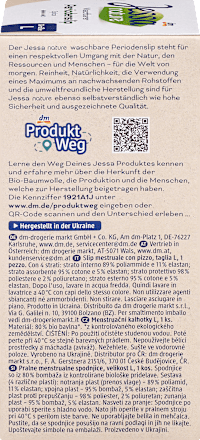 nature višekratne menstrualne gaćice, veličina L, crne Jessa