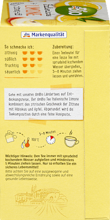 Früchtetee Italienische Limone (20x2g) dmBio