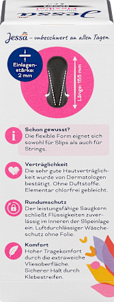 Slipeinlagen Flexibel Schwarz Jessa