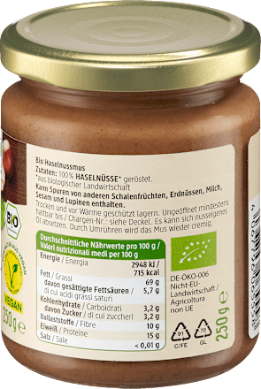 Haselnussmus dmBio