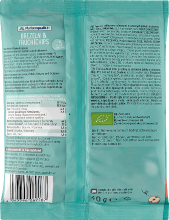 Kindersnack Brezeln & Fruchtchips dmBio