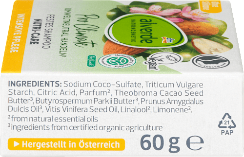 Shampoo solido nutriente Nutri-Care alverde