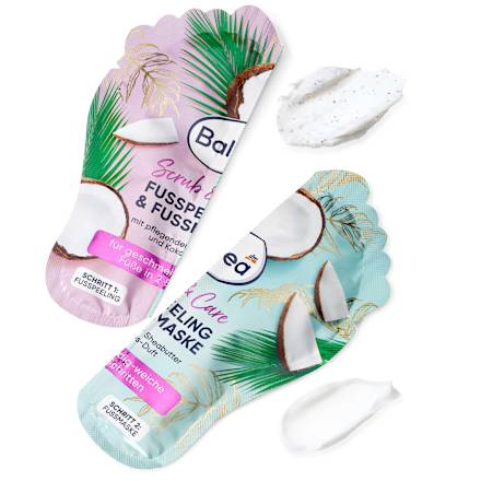 Fußpeeling & Fußmaske Set (2x10 ml) Balea