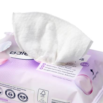 Salviette struccanti con acqua micellare 5in1 Balea