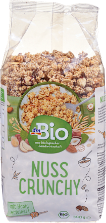 Bio hrustljavi muesli z lešniki, mandlji in indijskimi oreščki dmBio