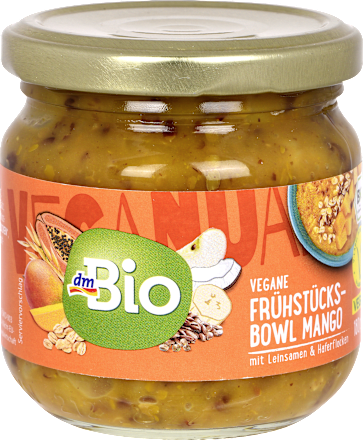 Veganuary Frühstücks-Bowl Mango dmBio