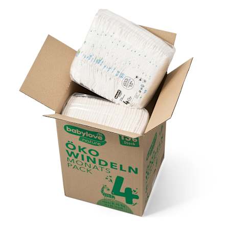 Pannolini ecologici misura 4 maxi (8-14 kg) babylove nature