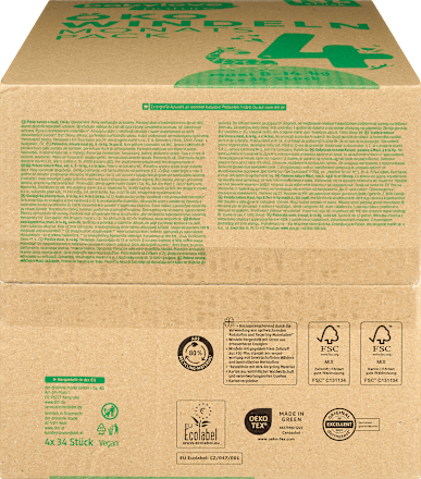 Ekologické plienky - veľ. 4 maxi (8-14 kg) Monats Pack babylove nature