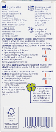 Test za zgodnje ugotavljanje nosečnosti Mivolis