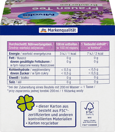 Kräutertee, Frauentee (12 Beutel) Mivolis