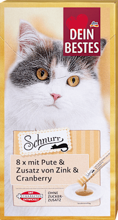 Katzensnack Schnurr mit Pute Dein Bestes