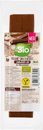 Vegane Snackwurst Landjäger Art dmBio
