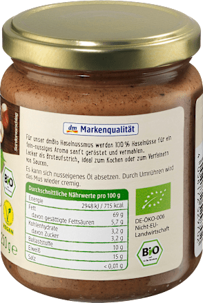 Purea di nocciole Bio dmBio