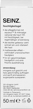 Gel hidratant cu microalge SEINZ.