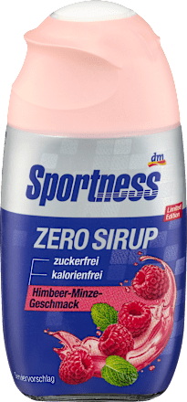 Zero Sirup Himbeere Minze Geschmack Sportness