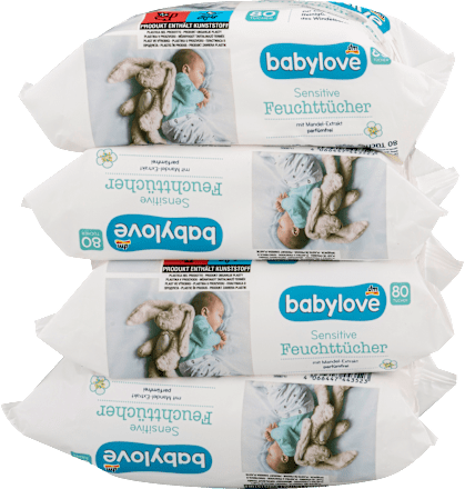 Șervețele umede sensitive 4x80 babylove