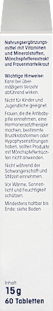 Mönchspfeffer Tabletten 60 St Mivolis