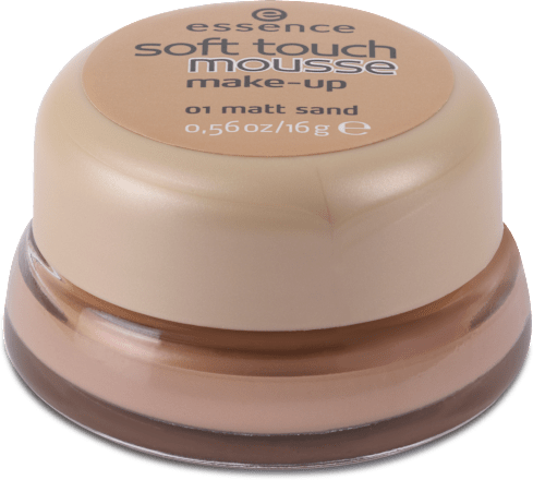 Foundation Soft Touch Mousse 01 Matt Sand essence