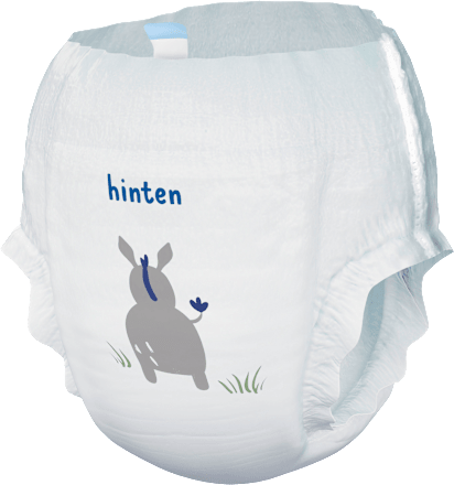 Pannolini a mutandina premium junior (13-18 kg), confezione jumbo, tg. 5 babylove